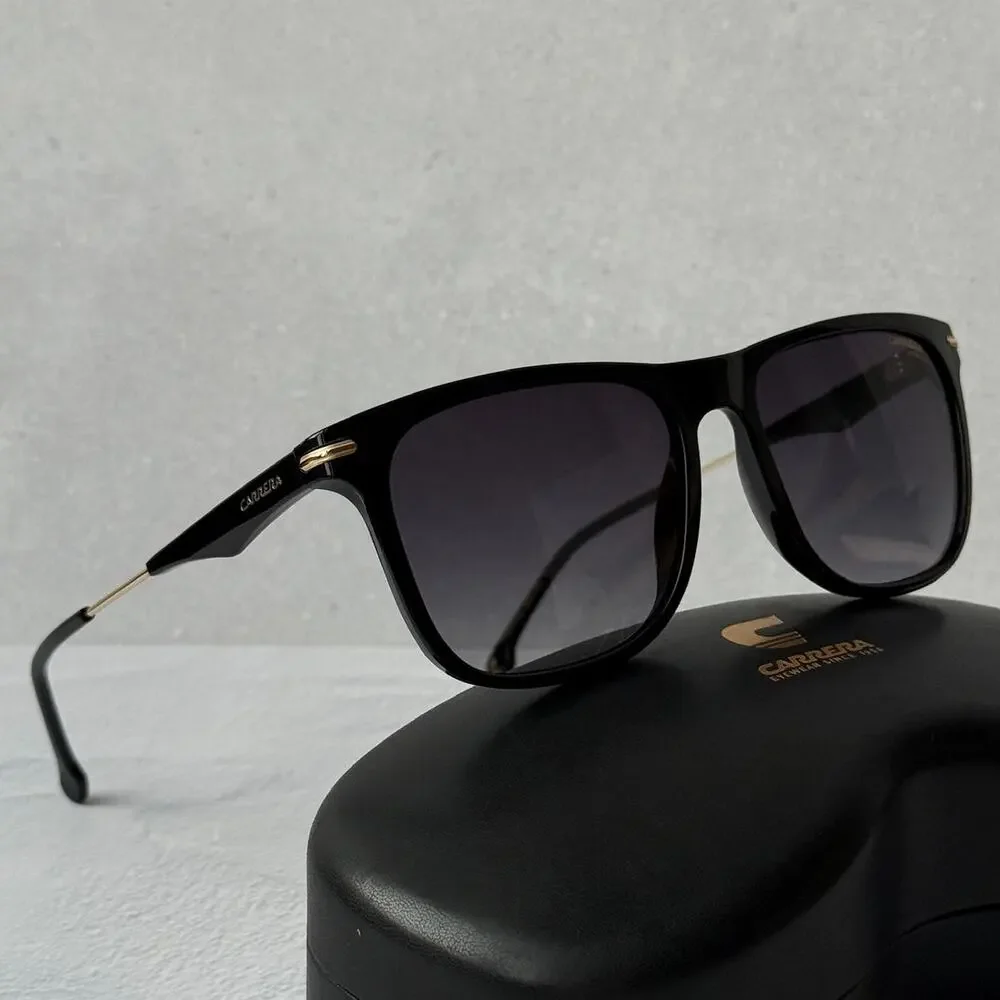 NEW Carrera 276/S Black Rectangular Unisex Sunglasses